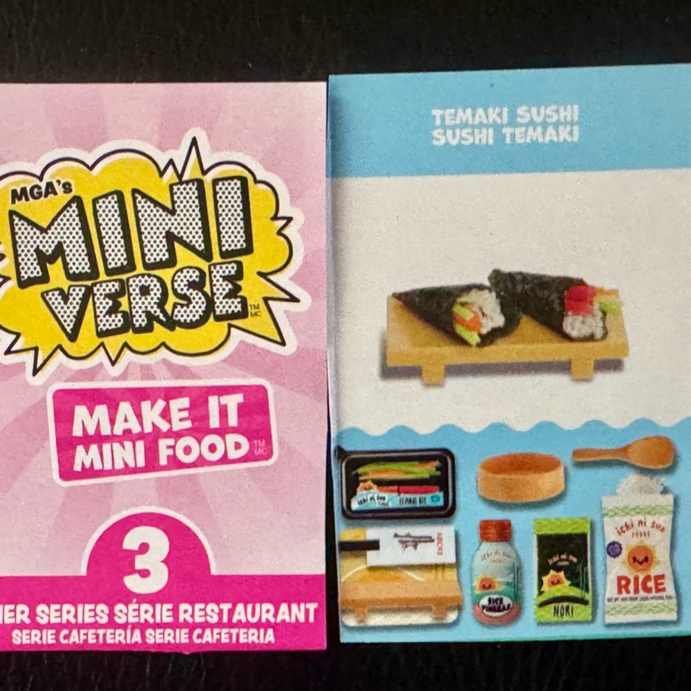Tamaki sushi diner series 3
Miniverse make it mini food dinner
